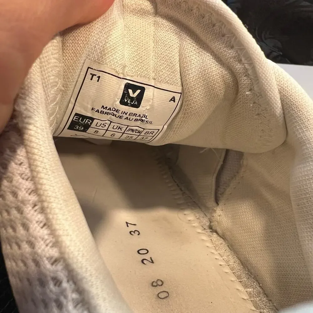 Veja Venturi Alveomesh sneakers white/ suede beige 8 Women